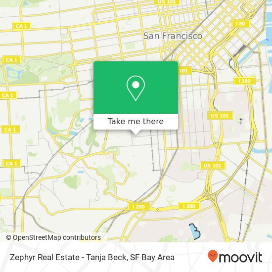 Mapa de Zephyr Real Estate - Tanja Beck