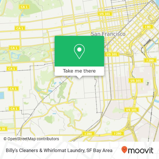 Billy's Cleaners & Whirlomat Laundry map