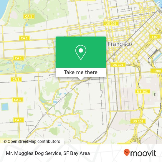 Mapa de Mr. Muggles Dog Service