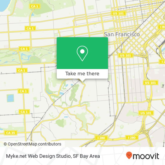 Mapa de Myke.net Web Design Studio