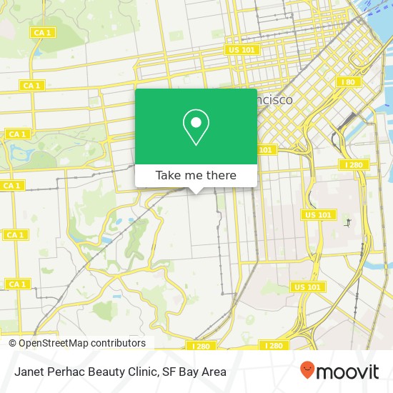 Mapa de Janet Perhac Beauty Clinic