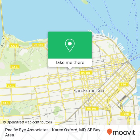 Pacific Eye Associates - Karen Oxford, MD map