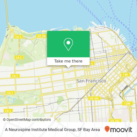 A Neurospine Institute Medical Group map