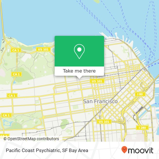 Mapa de Pacific Coast Psychiatric