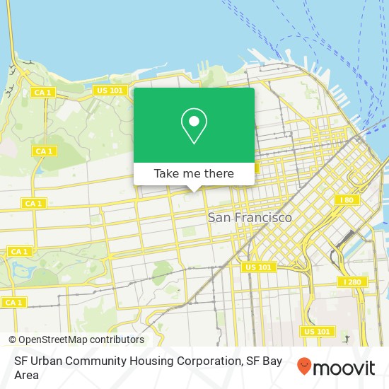 SF Urban Community Housing Corporation map