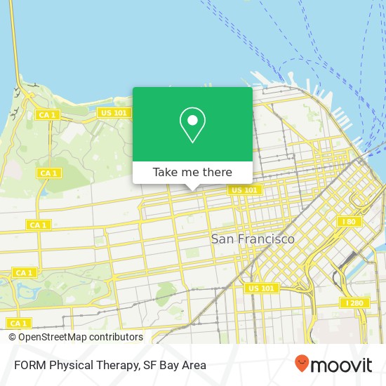 Mapa de FORM Physical Therapy