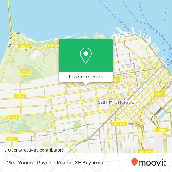 Mapa de Mrs. Young - Psychic Reader