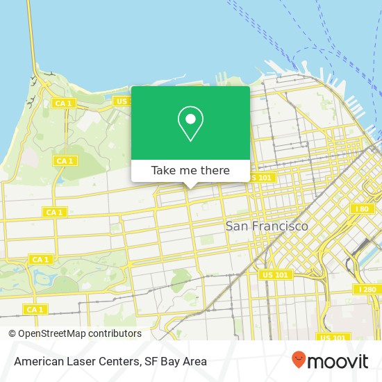Mapa de American Laser Centers