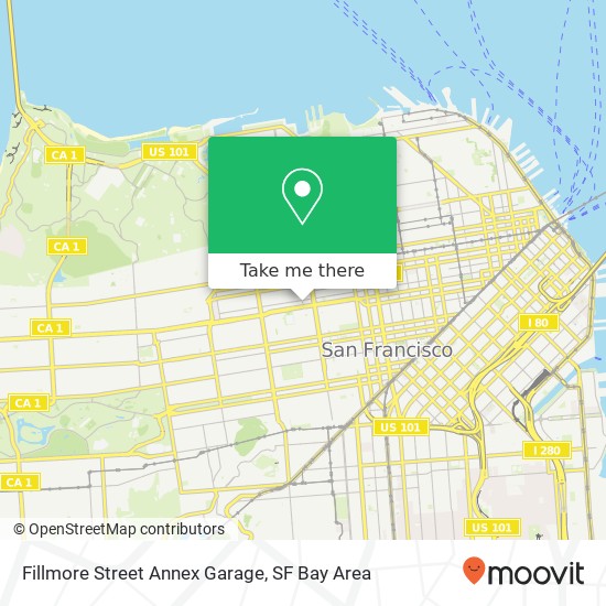 Mapa de Fillmore Street Annex Garage