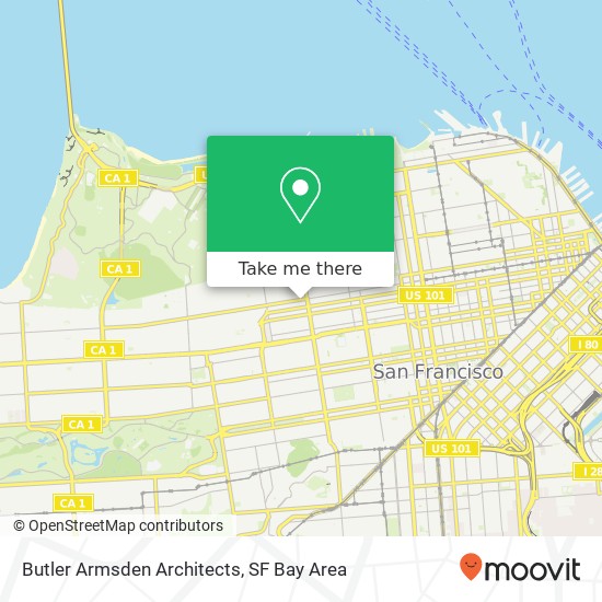 Butler Armsden Architects map