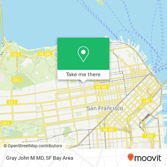 Gray John M MD map