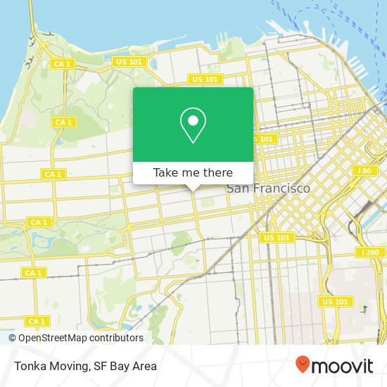 Mapa de Tonka Moving