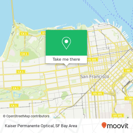 Kaiser Permanente Optical map