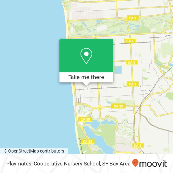 Mapa de Playmates' Cooperative Nursery School