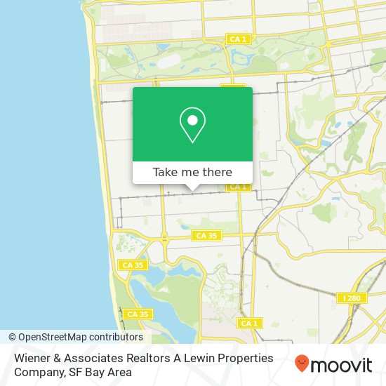 Mapa de Wiener & Associates Realtors A Lewin Properties Company