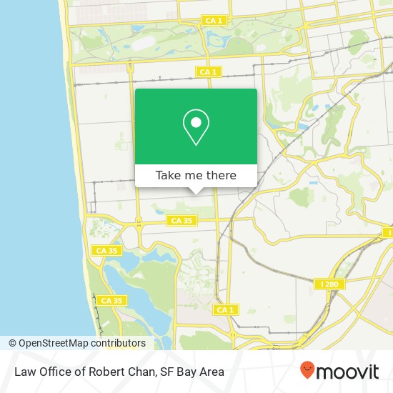 Law Office of Robert Chan map