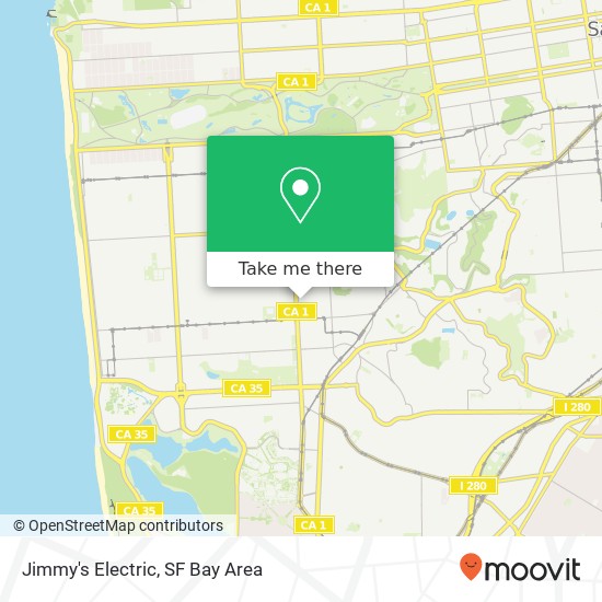 Jimmy's Electric map
