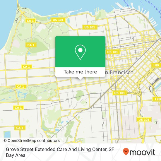 Mapa de Grove Street Extended Care And Living Center