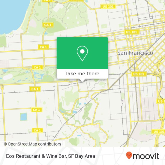 Eos Restaurant & Wine Bar map