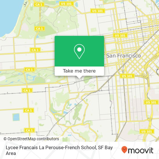 Mapa de Lycee Francais La Perouse-French School