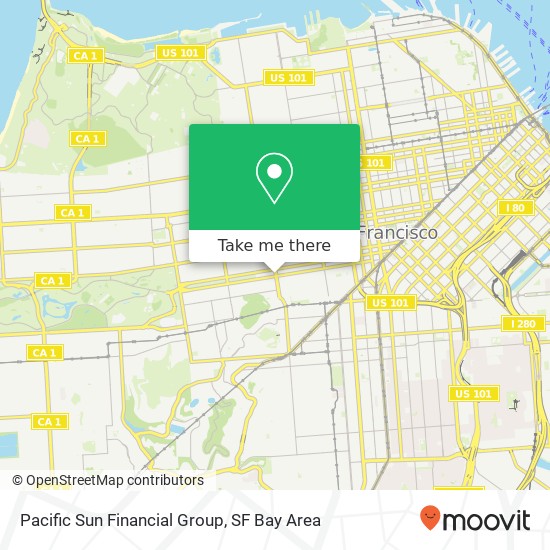 Pacific Sun Financial Group map