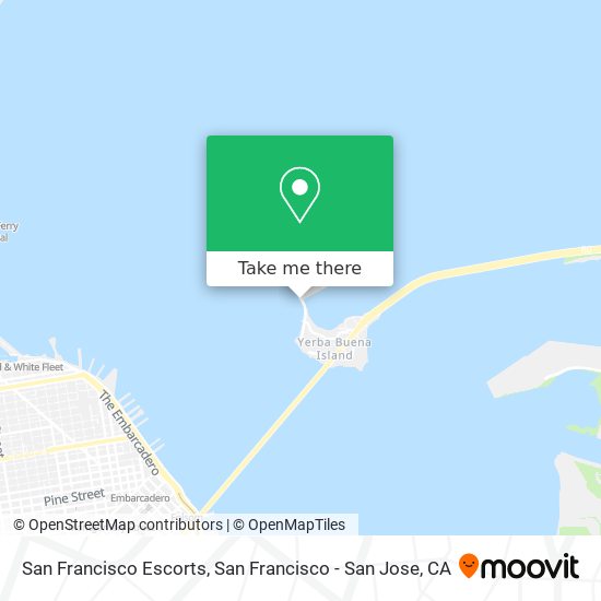 San Francisco Escorts map
