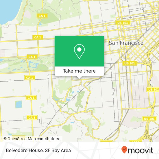 Belvedere House map