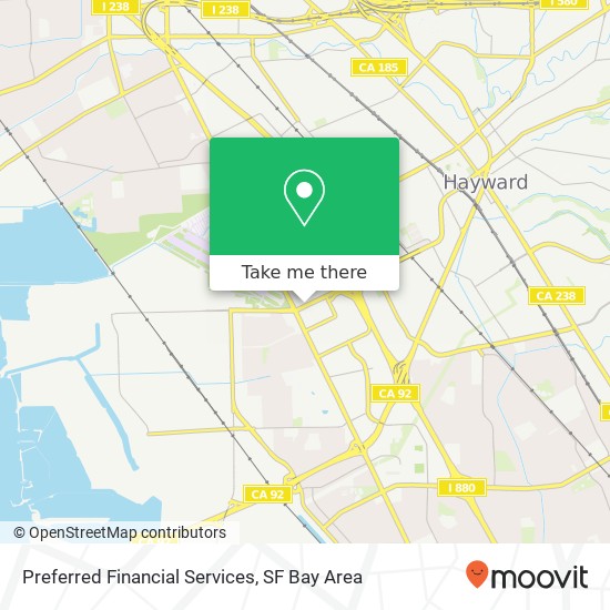 Preferred Financial Services map