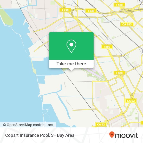 Copart Insurance Pool map