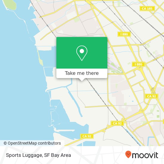 Sports Luggage map