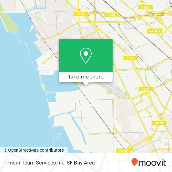 Prism Team Services Inc map