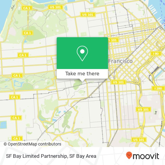 Mapa de SF Bay Limited Partnership