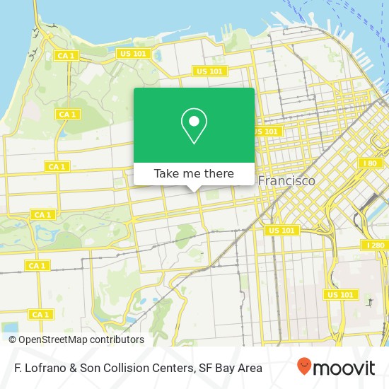 F. Lofrano & Son Collision Centers map