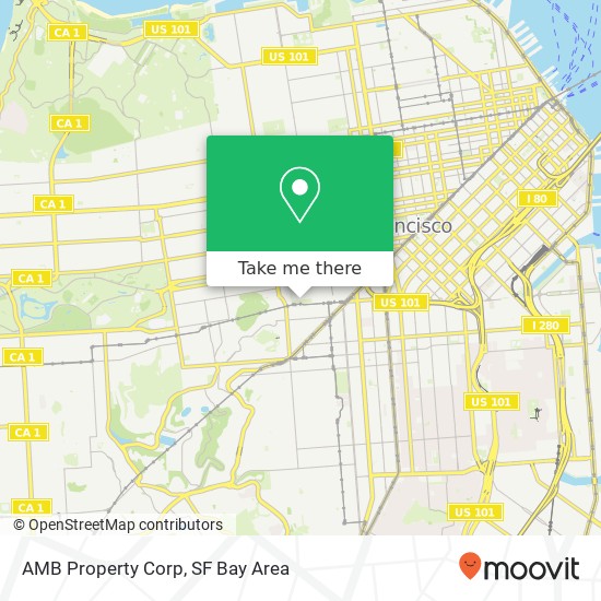 AMB Property Corp map