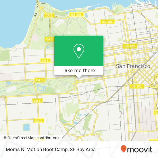 Mapa de Moms N' Motion Boot Camp