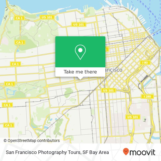 San Francisco Photography Tours map