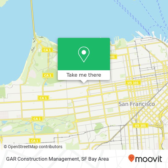 Mapa de GAR Construction Management