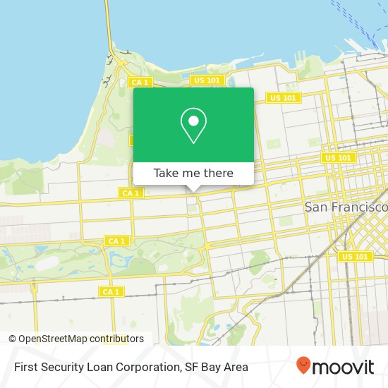 First Security Loan Corporation map