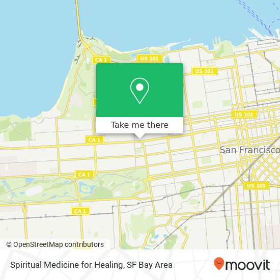 Spiritual Medicine for Healing map