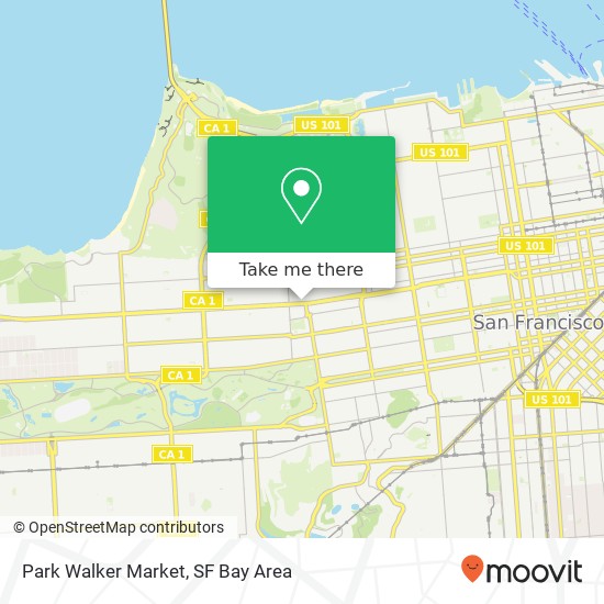 Mapa de Park Walker Market