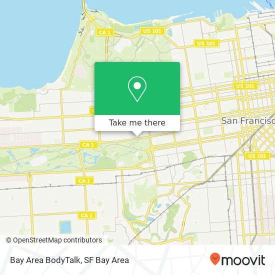 Bay Area BodyTalk map