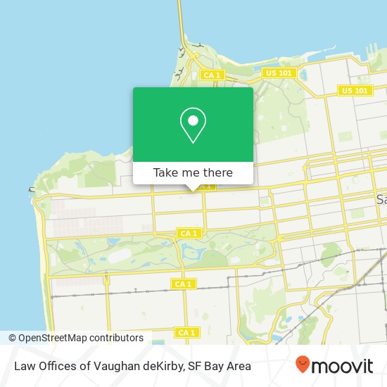 Mapa de Law Offices of Vaughan deKirby