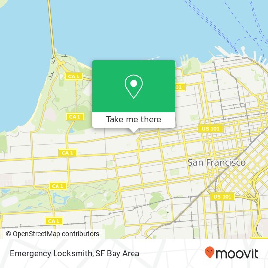 Emergency Locksmith map