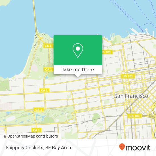 Snippety Crickets map