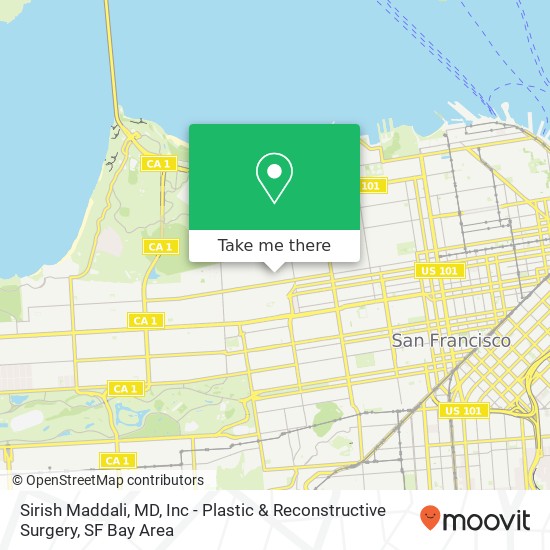 Sirish Maddali, MD, Inc - Plastic & Reconstructive Surgery map