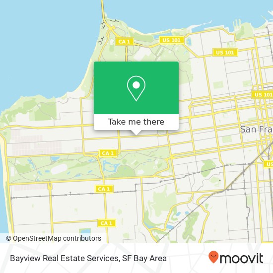 Bayview Real Estate Services map