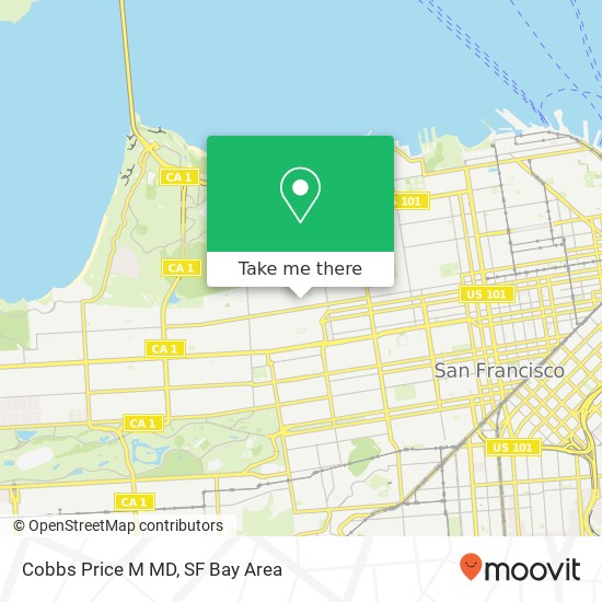 Cobbs Price M MD map