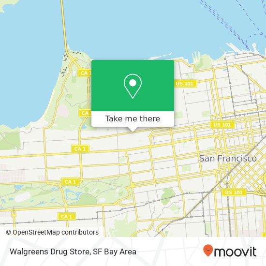 Walgreens Drug Store map