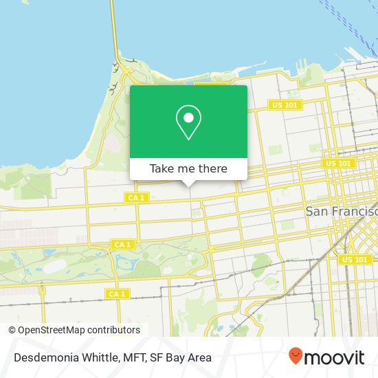 Mapa de Desdemonia Whittle, MFT