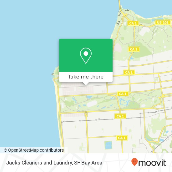 Jacks Cleaners and Laundry map